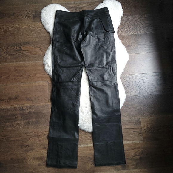 Free People Dancassab Amal Leather Trouser Pants - Picture 8 of 8